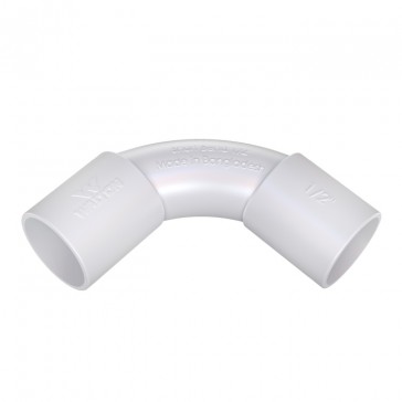 WPFSB12W (SHORT BEND 1/2˝ WHITE)