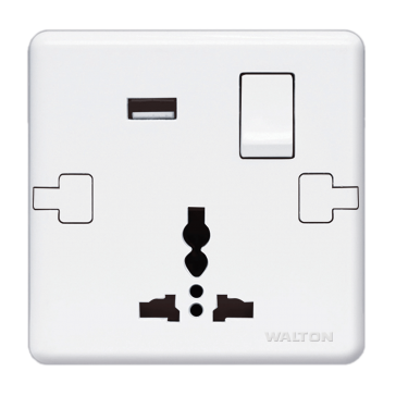 W11USB3PS PEARL WHITE (3 PIN USB SOCKET)